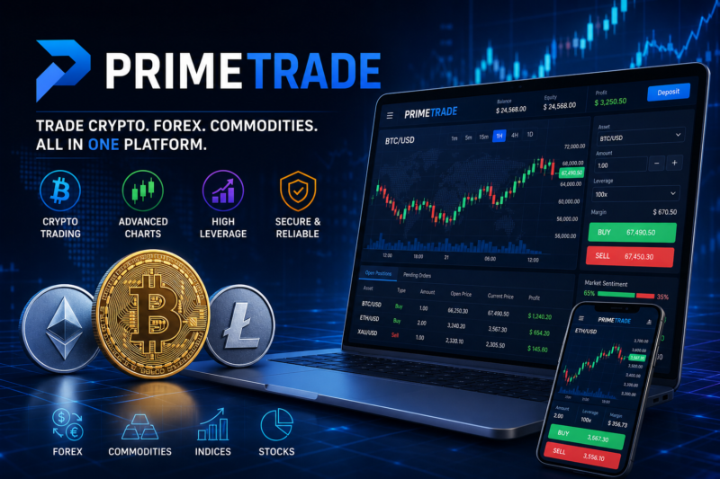 Prime Trade Review: Crypto Platform Features, Trading Assets
