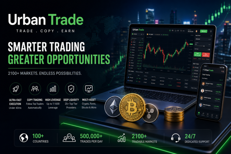 Urban Trade Review: Crypto Platform Advanced Trading